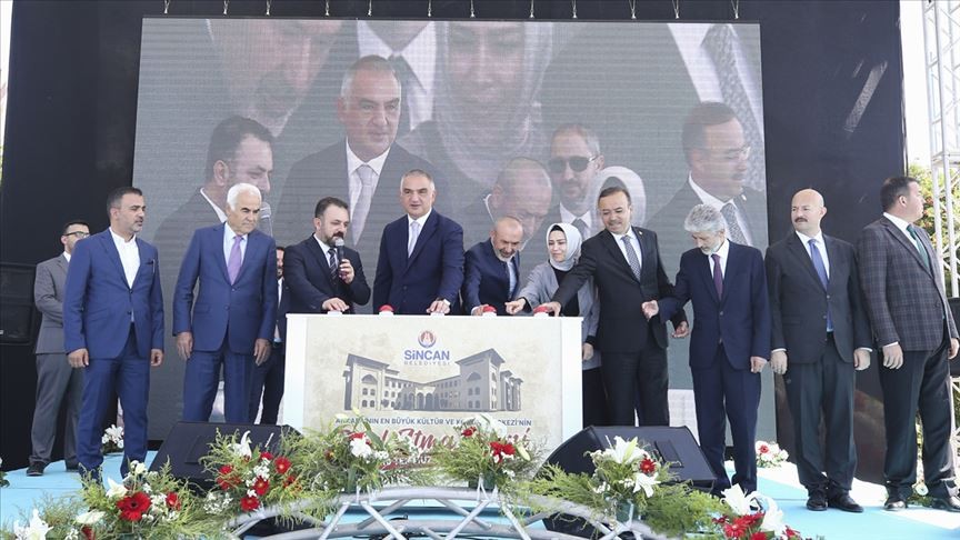 Ankara'nın en büyük kültür ve kongre merkezinin temeli atıldı