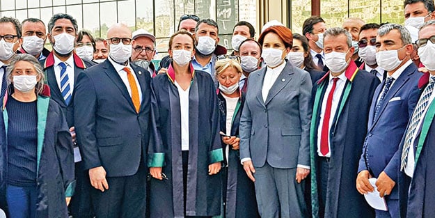 Ankara’ya yürüyen Baro’nlara Akşener ve Mansur’dan destek!