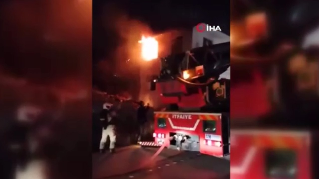 Ankara’yı aydınlattı! Gecekondu alev alev yandı