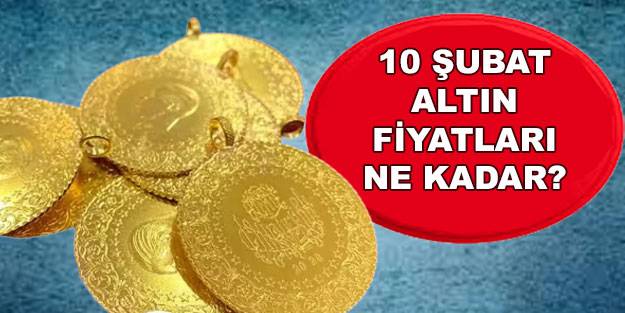 Anlık altın fiyatları! Canlı altın fiyatı bugün… 10 Şubat anlık altın fiyatları son dakika: Gram altın, çeyrek altın fiyatı güncel kaç TL?