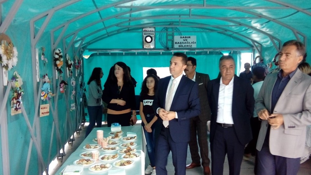Anne-çocuk işbirliği ile hazırlanan eserler görücüye çıktı 