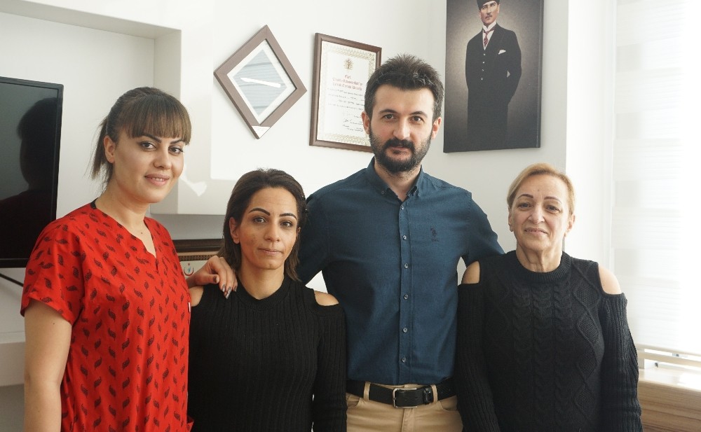 Anne kız estetik için Londra’dan Gaziantep’e geldi 