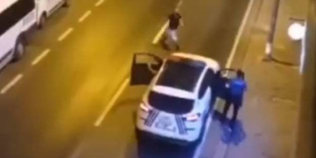 Annesini bıçaklayıp polise saldırdı! Vurularak durduruldu