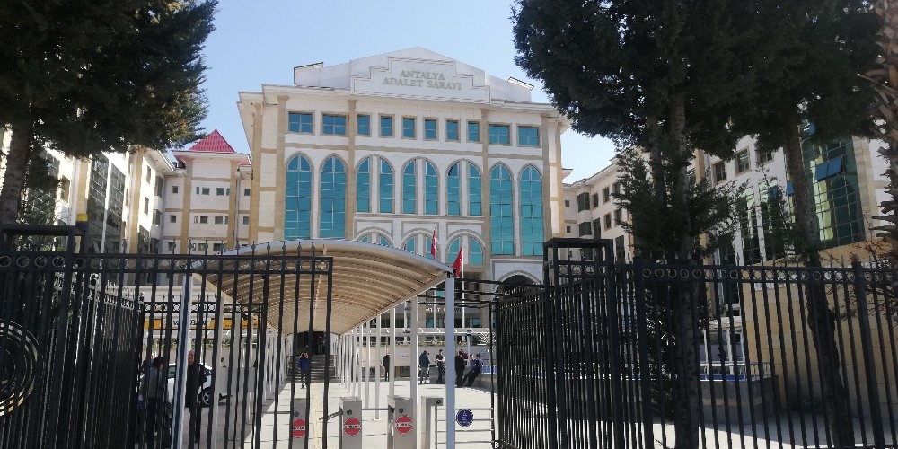 Antalya Adliyesinde ’korona virüsü’ önlemi 