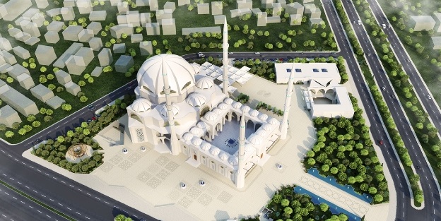 Antalya Camii'nde 30 bin kişi ibadet edebilecek