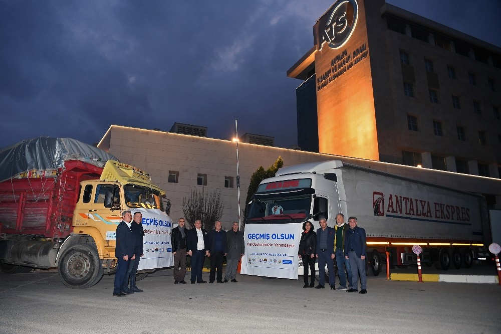 Antalya iş dünyası Elazığ için seferber oldu 