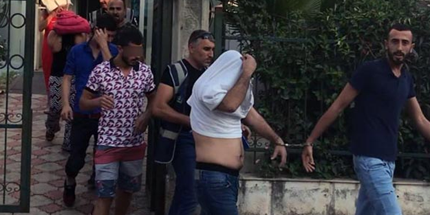 Antalya polisinden hamam ve sauna baskını!