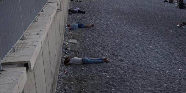 Antalya sahilinde şaşırtan görüntü