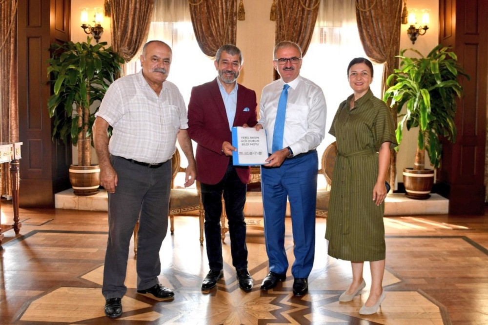 Antalya Valisi’ne Yerel Basın Acil Durum Raporu dosyası. 