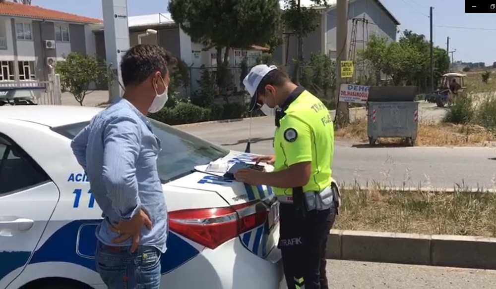 Antalya’da 69 sürücüye ceza havadan geldi 