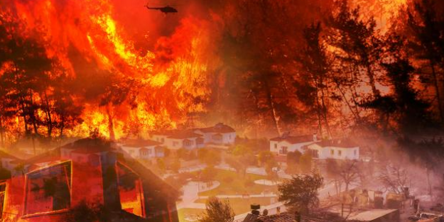 Antalya'da çıkan orman yangını söndürüldü