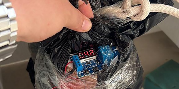 Antalya'da el yapımı patlayıcı bulundu