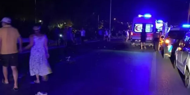 Antalya'da feci kaza