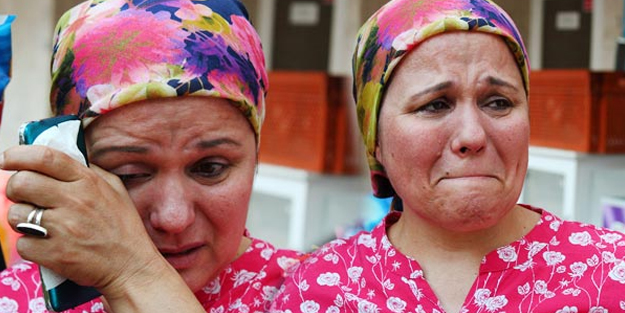 Antalya'da gasp edilen marketçi kadın hüngür hüngür ağladı