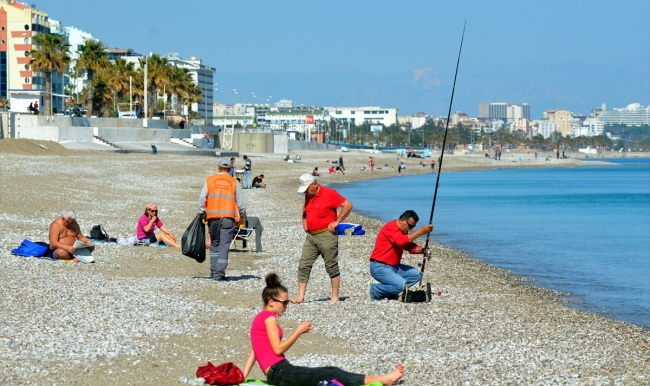 Antalya'da güneşli hava