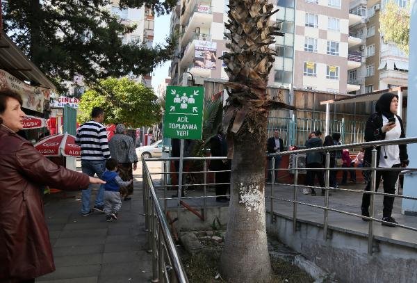 Antalya'da iki garip 'acil toplanma' alanı