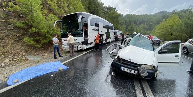 Antalya'da korkunç kaza!