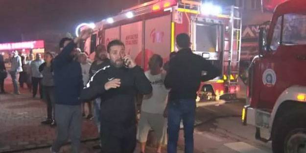 Antalya'da korkutan yangın
