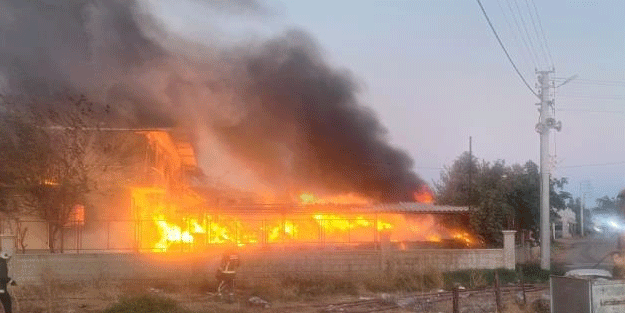 Antalya'da korkutan yangın