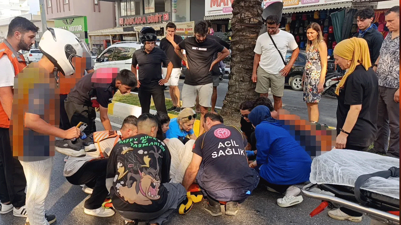 Antalya'da kuryelerin sohbeti kötü bitti!