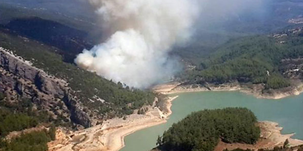 Antalya'da orman yangını! İtfaiye ekipleri müdahale ediyor