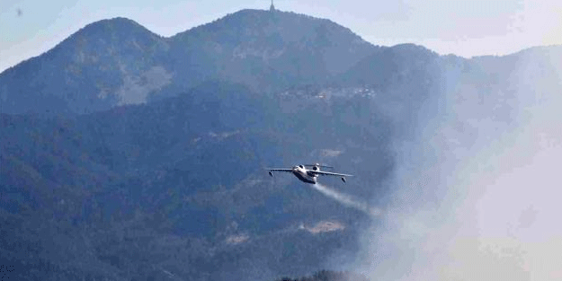 Antalya'da orman yangını