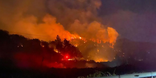 Antalya'da orman yangını