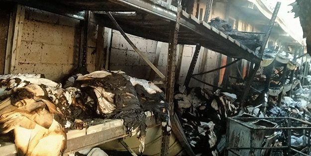 Antalya'da otelin çamaşırhanesinde çıkan yangın söndürüldü