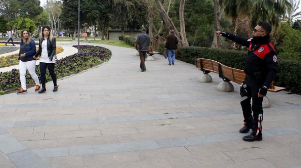Antalya'da parka konulan arılar vatandaşları soktu