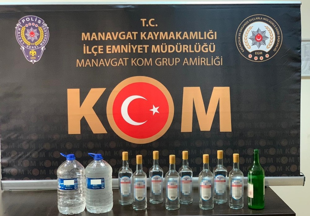 Antalya’da sahte içki operasyonu 
