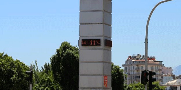 Antalya'da termometreler çıldırdı