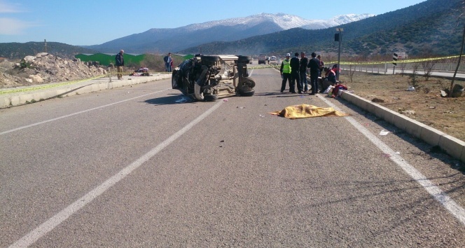 Antalya'da trafik kazası: 1 ölü