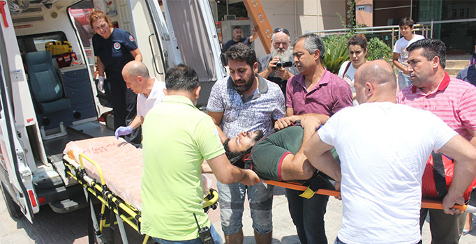 Antalya'da yük asansörü düştü: 1 yaralı