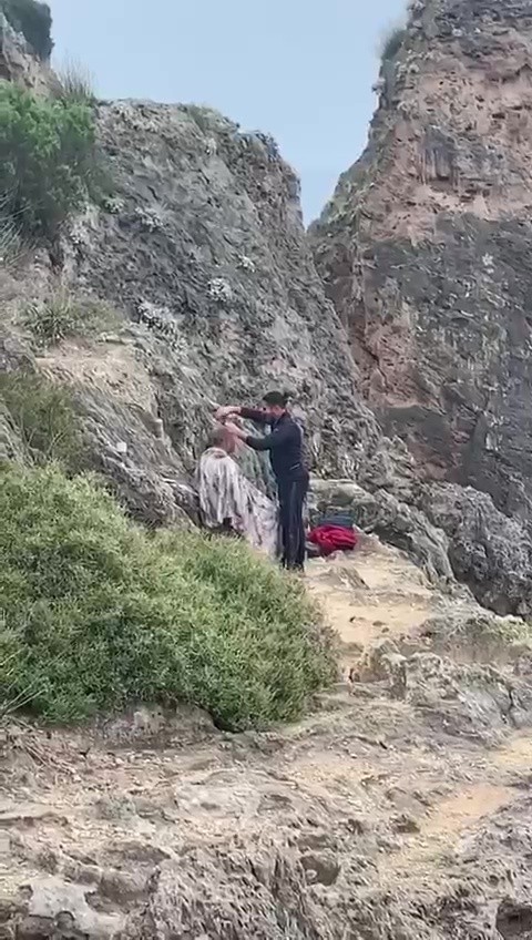 Antalya’dan dağda taşta tıraş manzaraları 