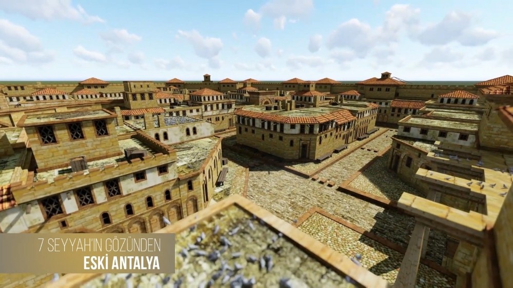 Antalyalı yönetmenden 3 boyutlu tarihi Kaleiçi animasyon filmi 