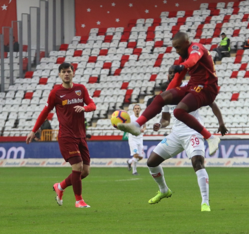 Antalyaspor ile Kayserispor 23. randevuda 