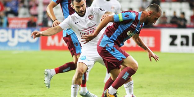 Antalyaspor ile Trabzonspor 1 puan ile yetindi