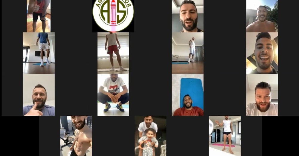 Antalyaspor’da çalışmalar telekonferansla sürüyor 
