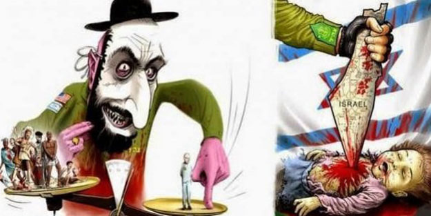 Anti Siyonist karikatürler çizdiği için tutuklandı