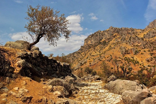 Antik yol böyle görüntülendi
