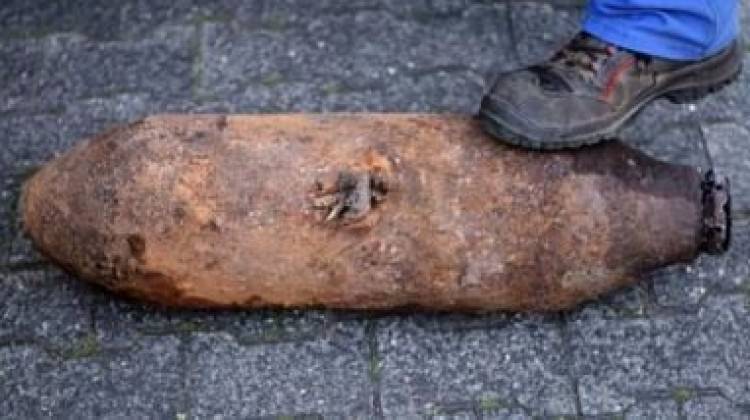 Antrenman sahasında 50 kiloluk bomba bulundu!