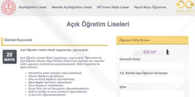 AÖL 2. dönem sınav sonuç son dakika açıklandı mı? MEB açık lise sınav sonuç sorgulama ekranı!