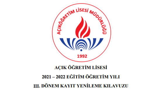 AÖL kayıt yenileme 3. dönem! Açık öğretim lisesi kayıt yenileme tarihleri ne zaman ücreti ne kadar?