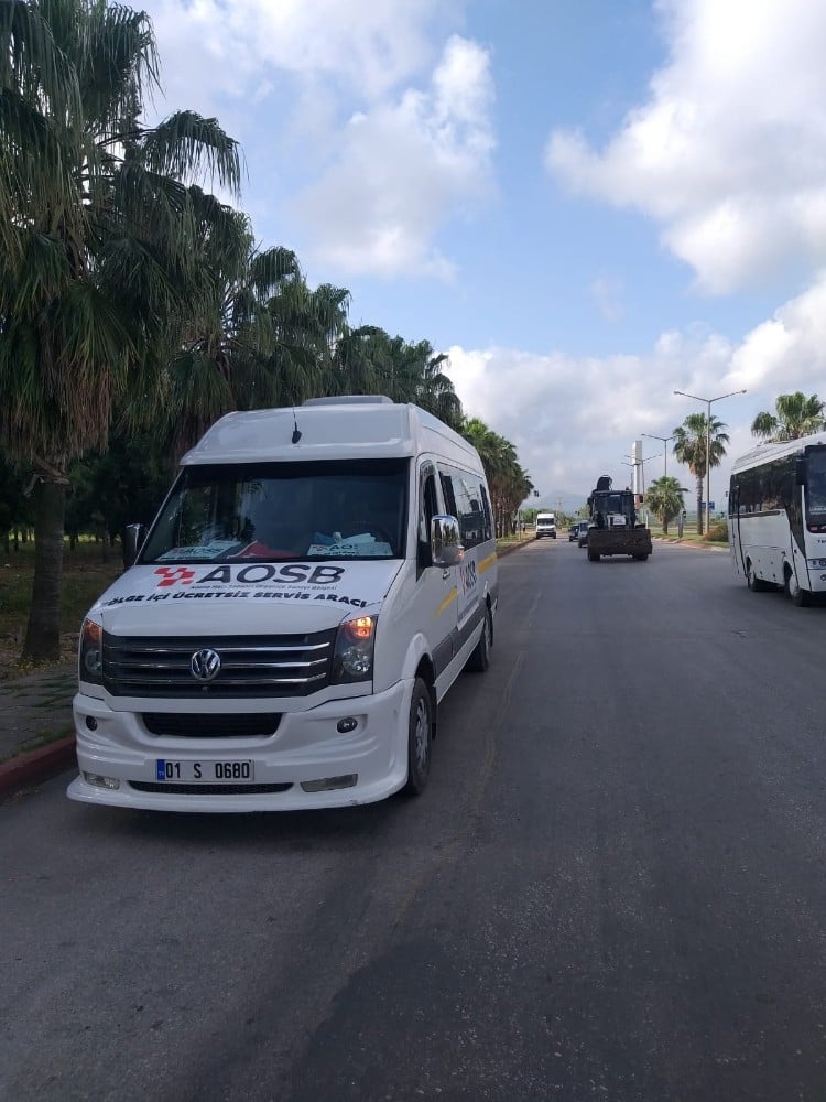 AOSB içinde ücretsiz servis hizmeti başlatıldı 