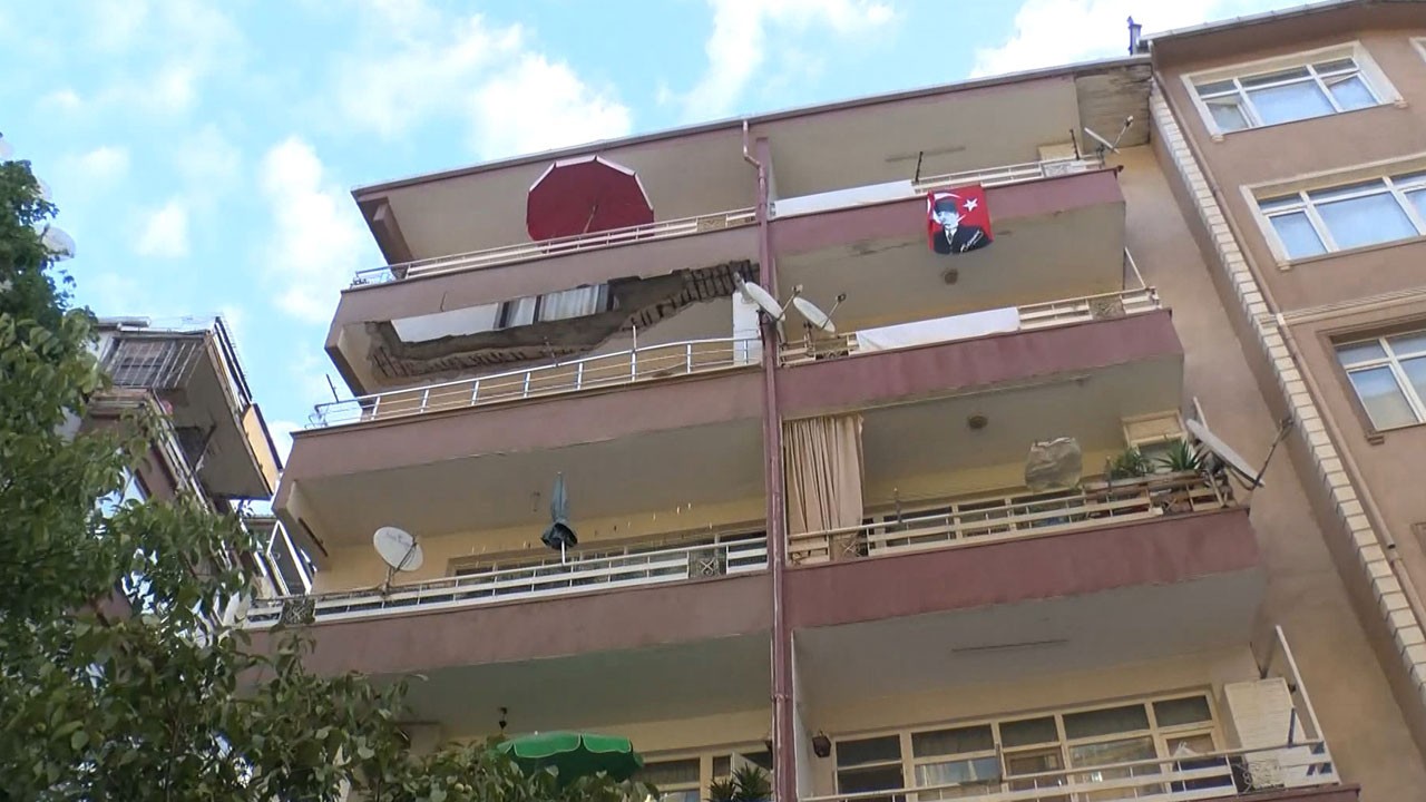 Apartman mühürlendi! Yeni güne panikle uyandılar