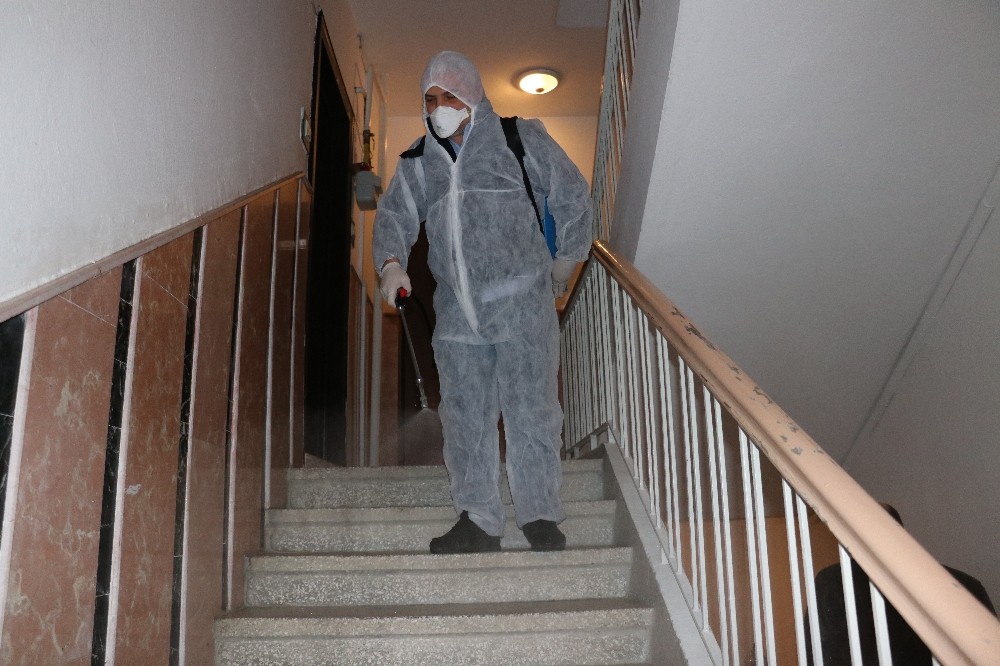 Apartman ve özel işyerlerine dezenfekte 