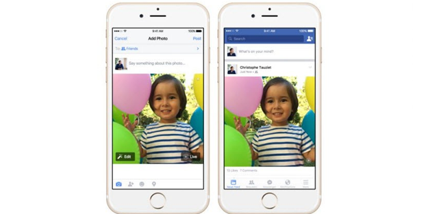 Apple'ın Canlı Fotoğrafları Facebook'a geldi!