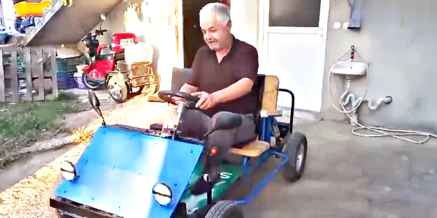 Araba alamayan kişi oturup kendi arabasını böyle kendi yaptı! Dikkat çeken haber...