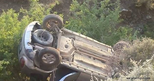 30 metrelik uçurumdan yuvarlandı