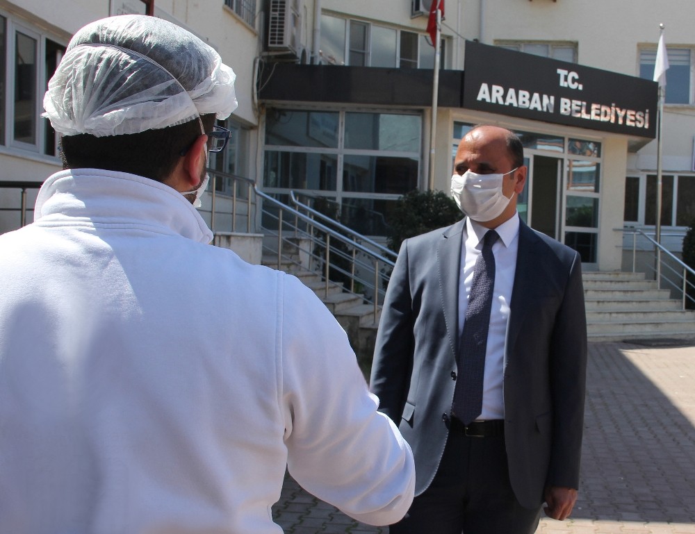 Araban Belediyesinde Korona virüs tedbirleri 